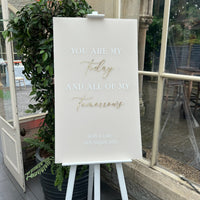 A1 Welcome Acrylic Signage