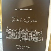 Venue Illustration Welcome Sign