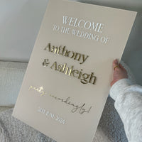 A2 Welcome Acrylic Signage