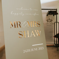 A1 Welcome Acrylic Signage