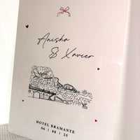 Venue Illustration Welcome Sign