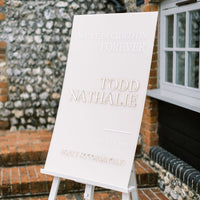 A2 Welcome Acrylic Signage
