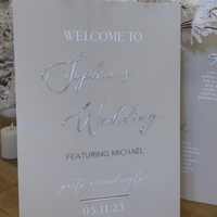 A2 Welcome Acrylic Signage