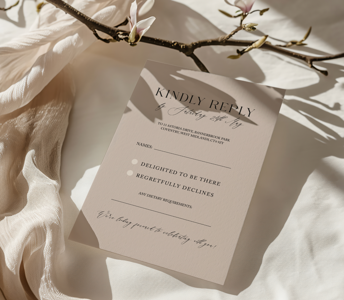SEVILLE A6 RSVP Card