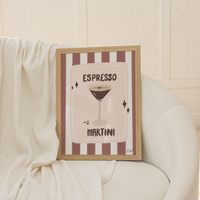 ESPRESSO MARTINI A4 Art Illustration Print