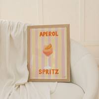 APEROL SPRITZ A4 Art Illustration Print