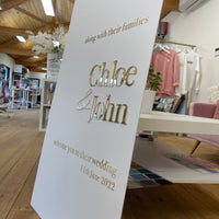 A1 Welcome Acrylic Signage
