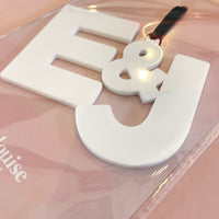Initials Acrylic Bauble