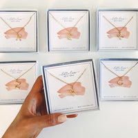 Hanging Initial Gold Necklaces