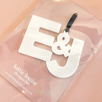 Initials Acrylic Bauble