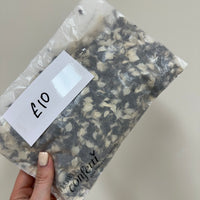 Black and Ivory Biodegradable Confetti