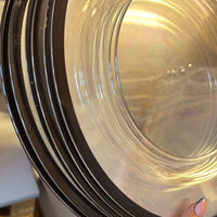 Black Rim Plastic Charger Plates