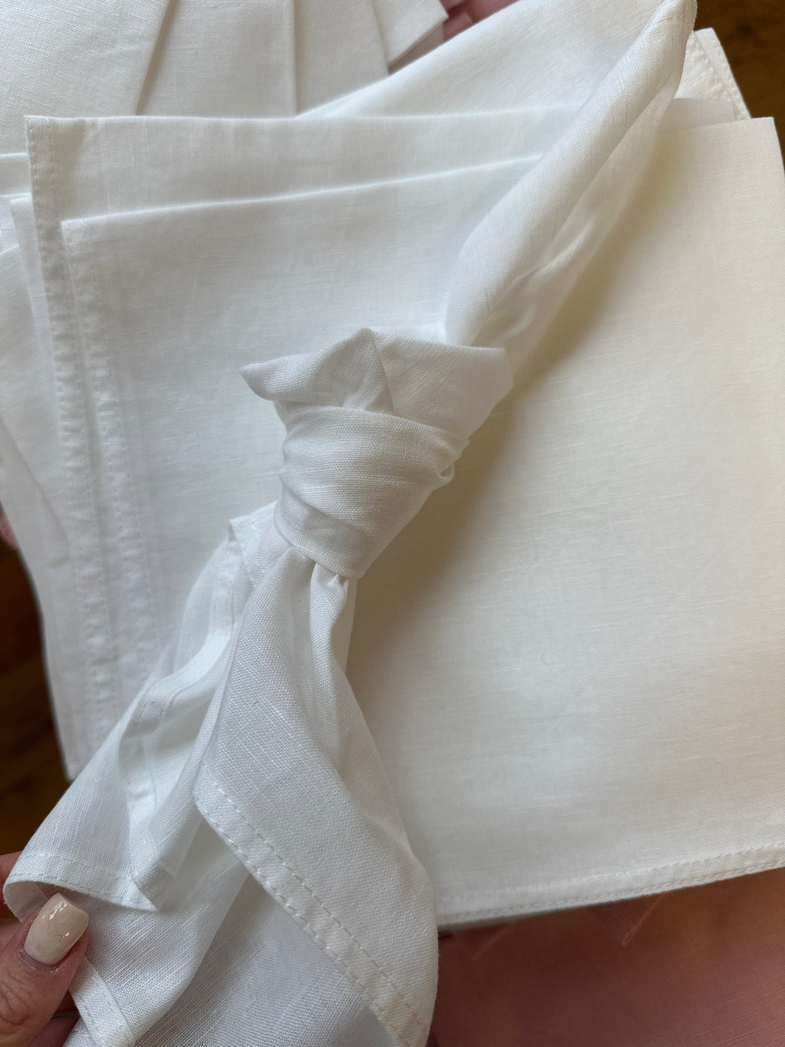 White Linen Napkins