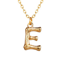 Hanging Initial Gold Necklaces