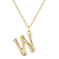 Hanging Initial Gold Necklaces