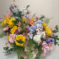 Springtime Wild Faux Flower Display (Collection only)