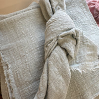 Sage Blue /Green Cheesecloth Napkins