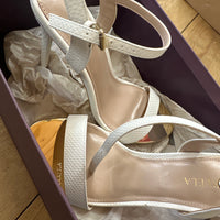 White/Gold Wedding Shoes Size 4 BRAND NEW