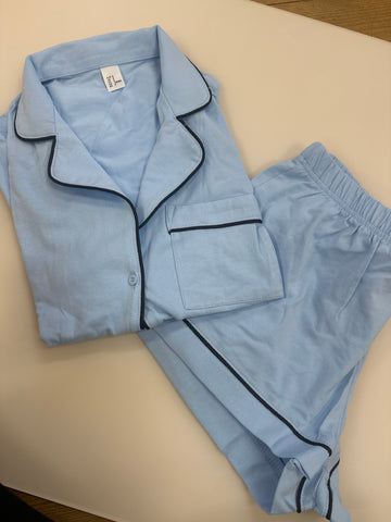 Light Blue Cotton PJs