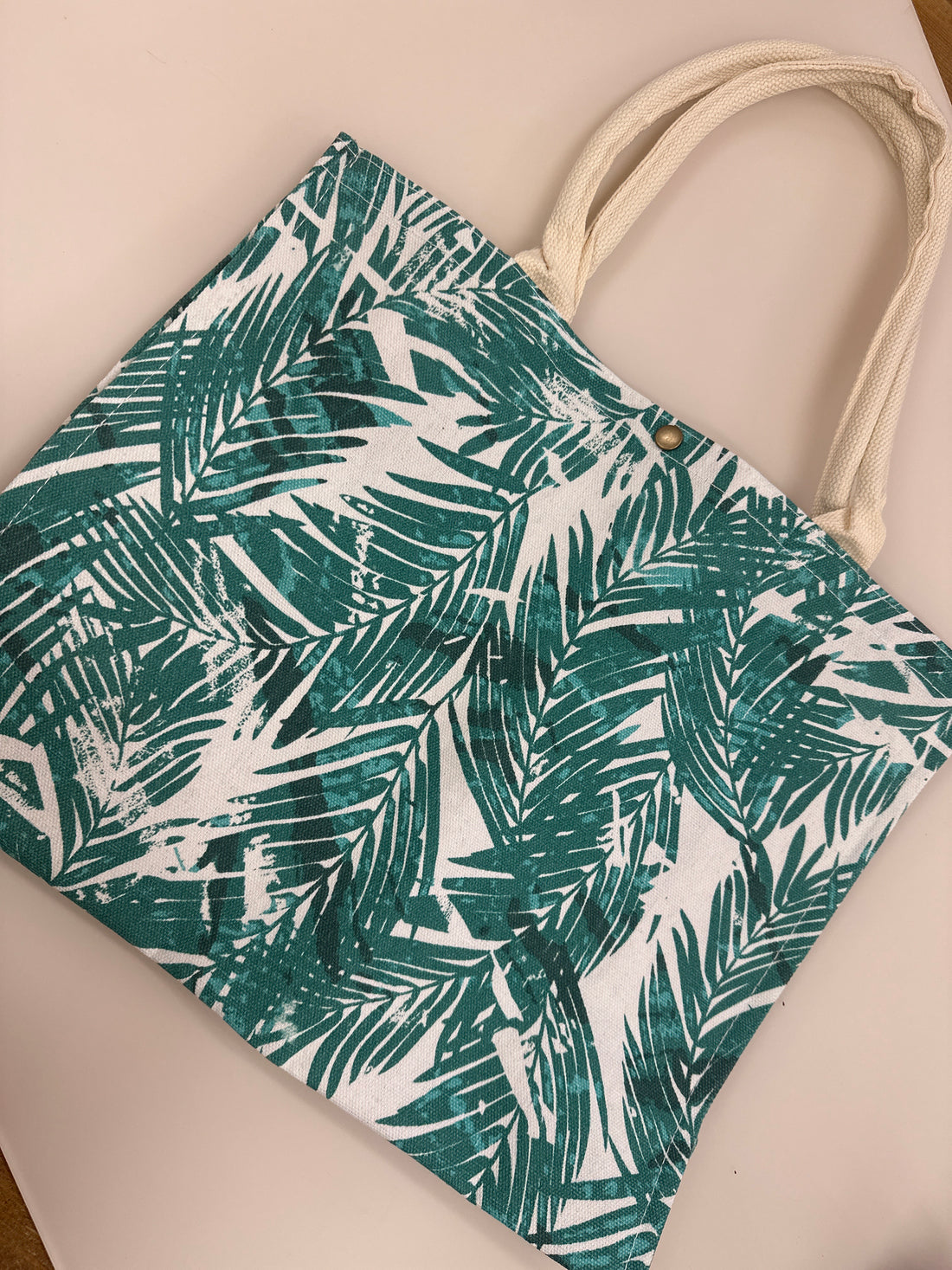 Palm Print Tote Bag