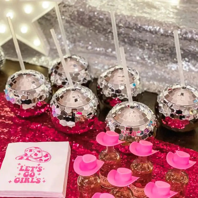 Personalised Disco Ball Cup (Pack of 4)