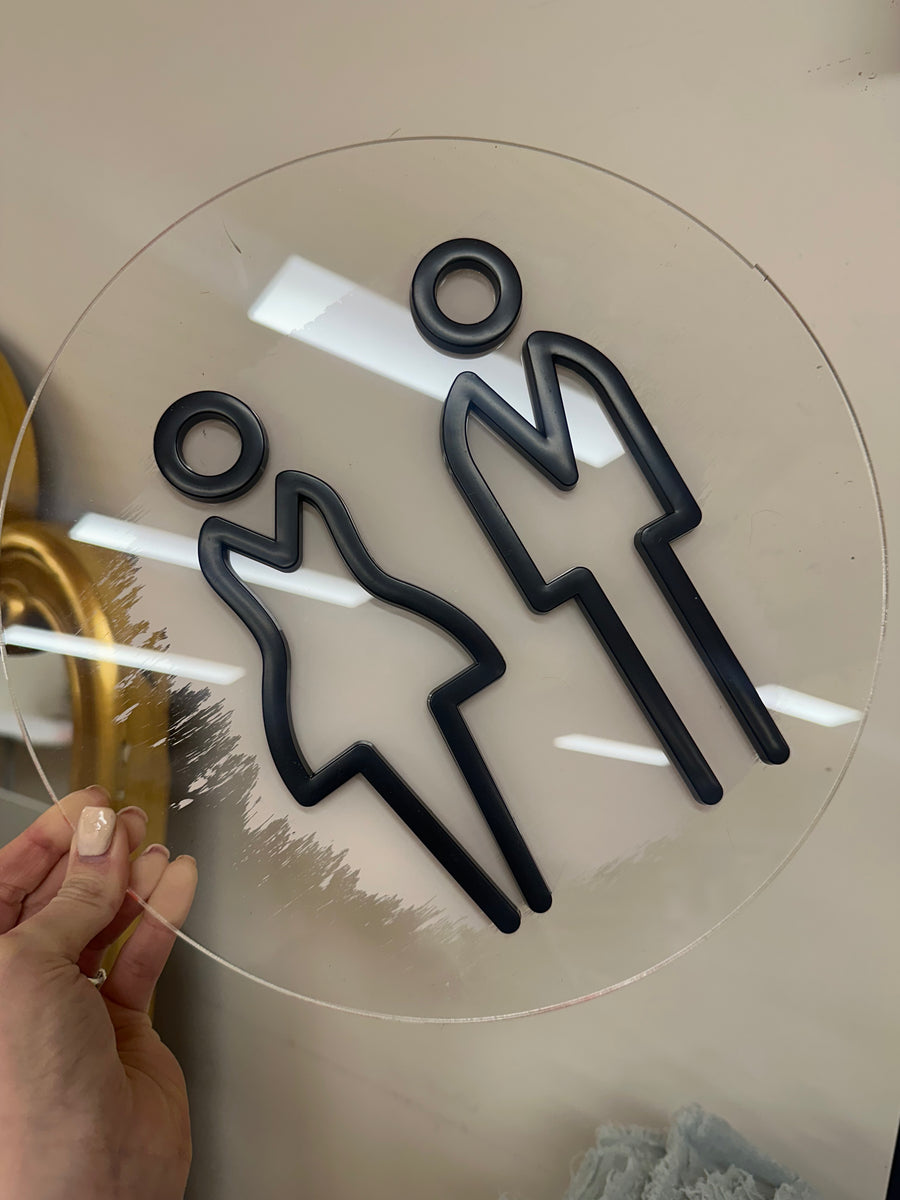 Bathroom Sign 40cm