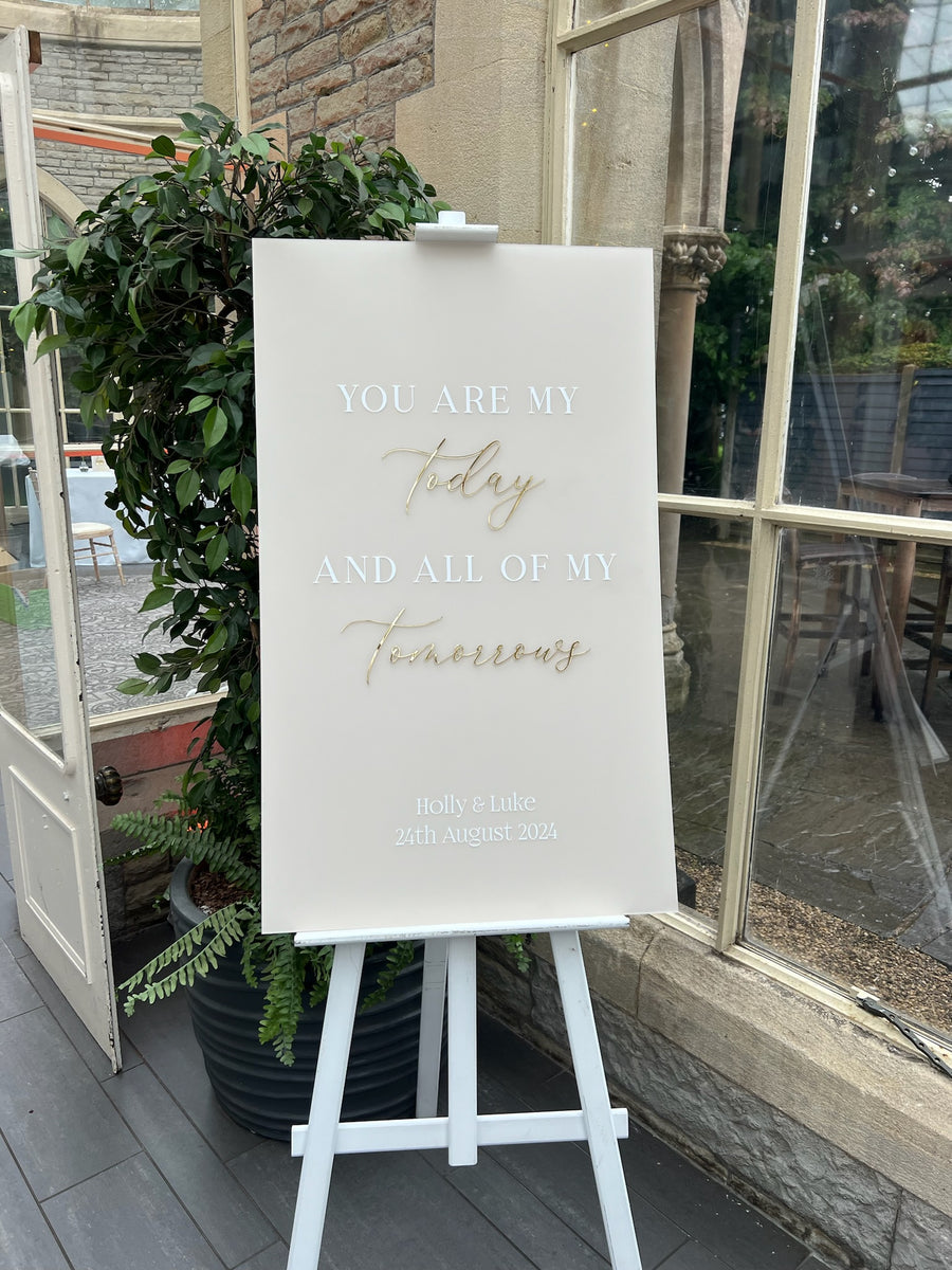 A1 Welcome Acrylic Signage