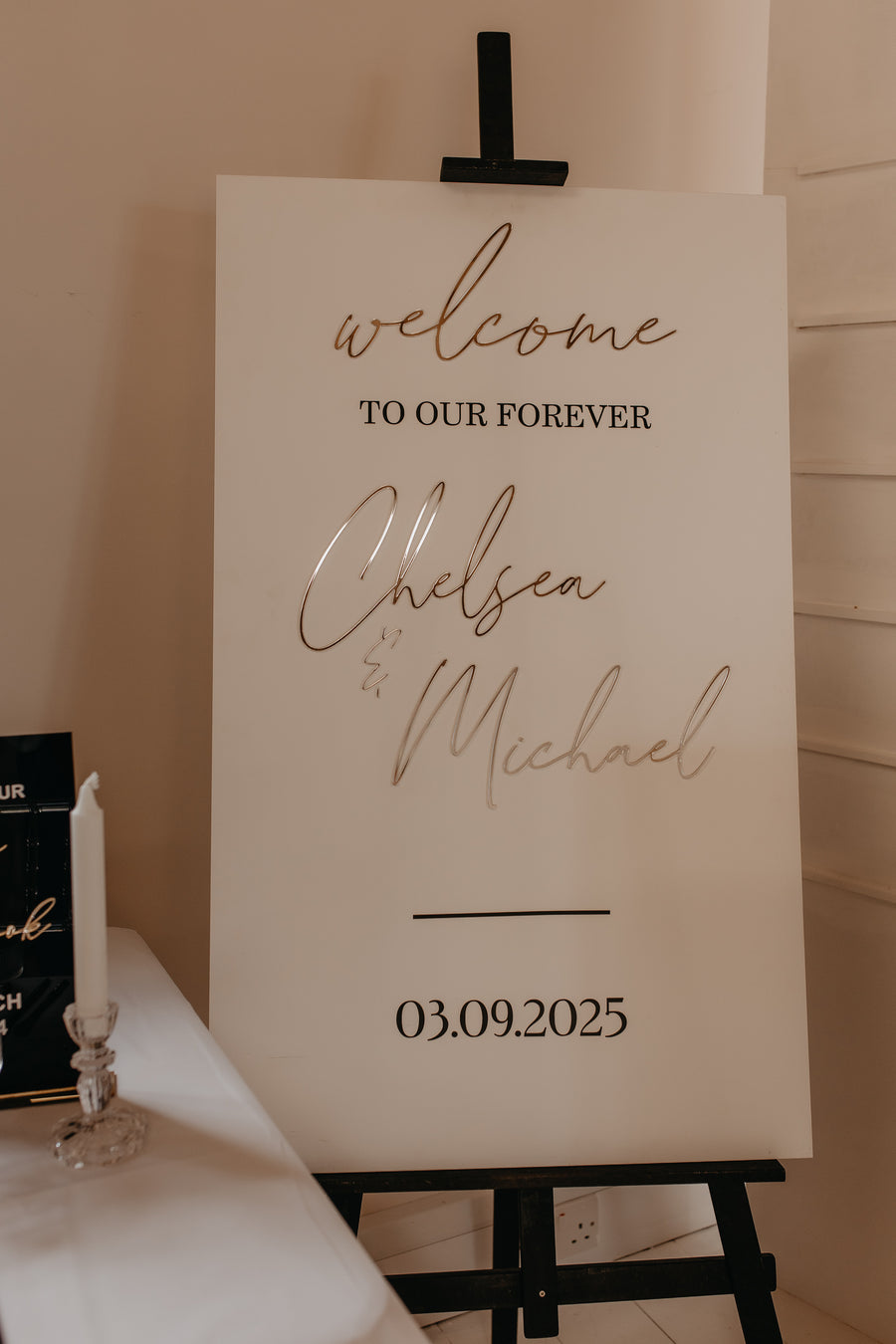 A1 Welcome Acrylic Signage