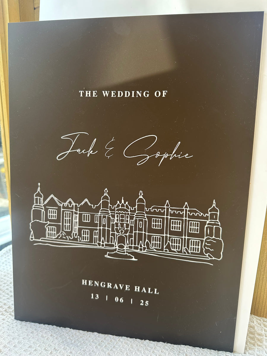 Venue Illustration Welcome Sign