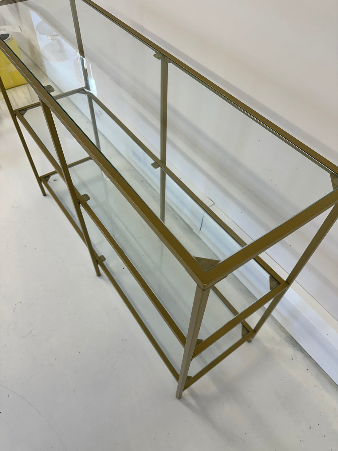 Gold Console Table COLLECTION ONLY