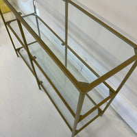 Gold Console Table COLLECTION ONLY