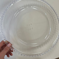 Clear Beaded Charger Plates Brand New COLLECTION ONLY