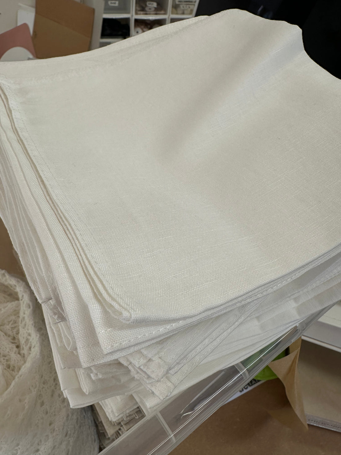 White Linen Napkins