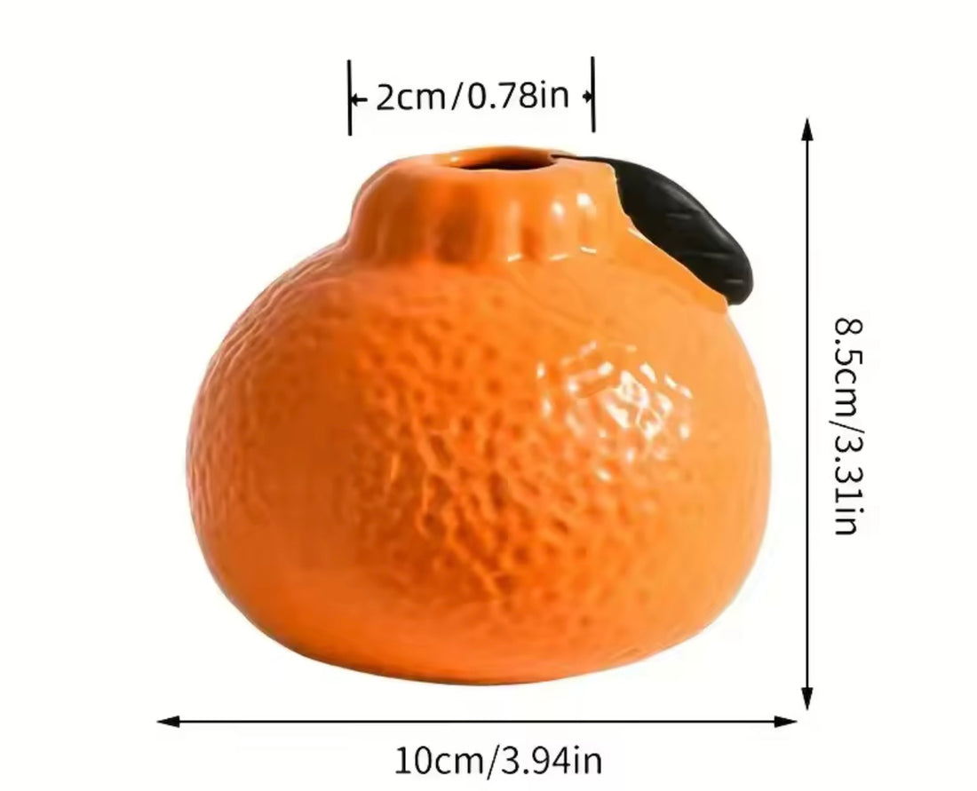 Orange Small Vase