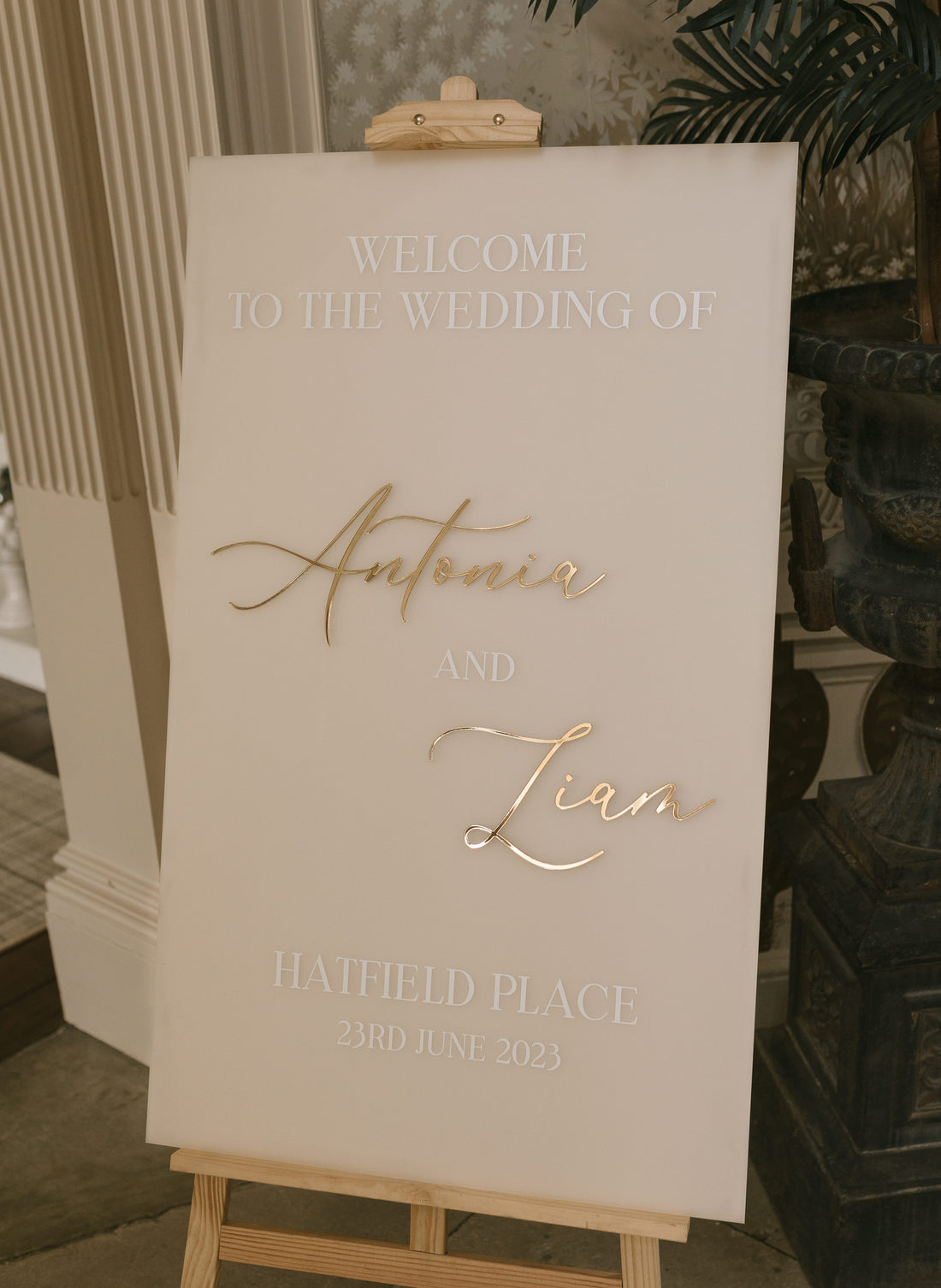 A1 Welcome Acrylic Signage