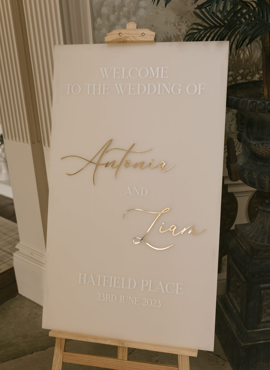 A1 Welcome Acrylic Signage
