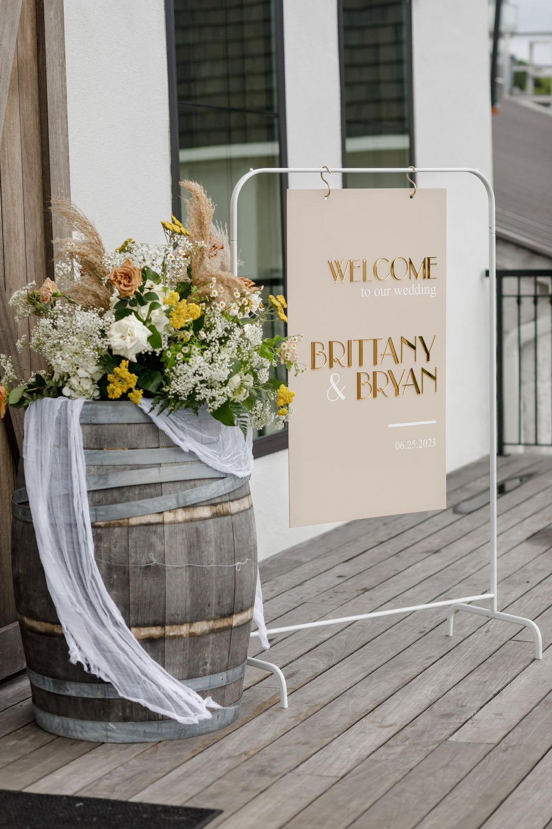 A1 Welcome Acrylic Signage