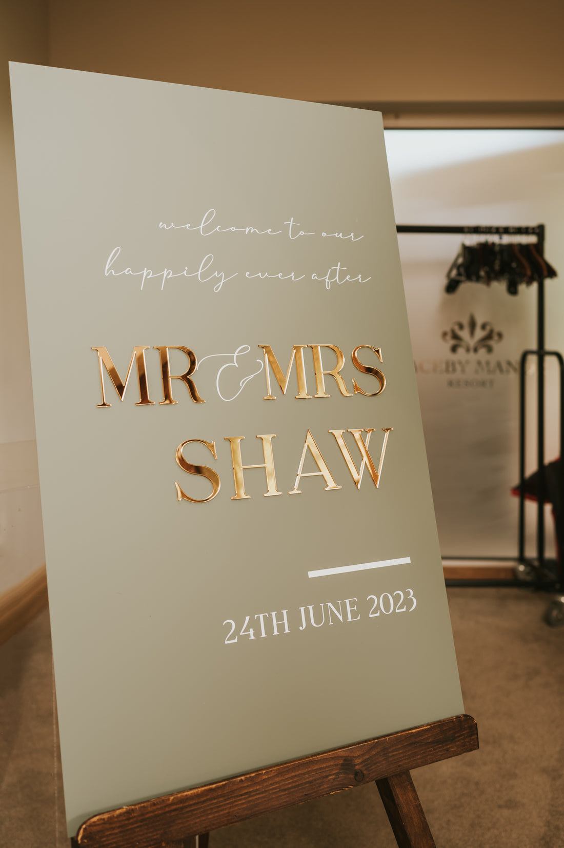 A1 Welcome Acrylic Signage