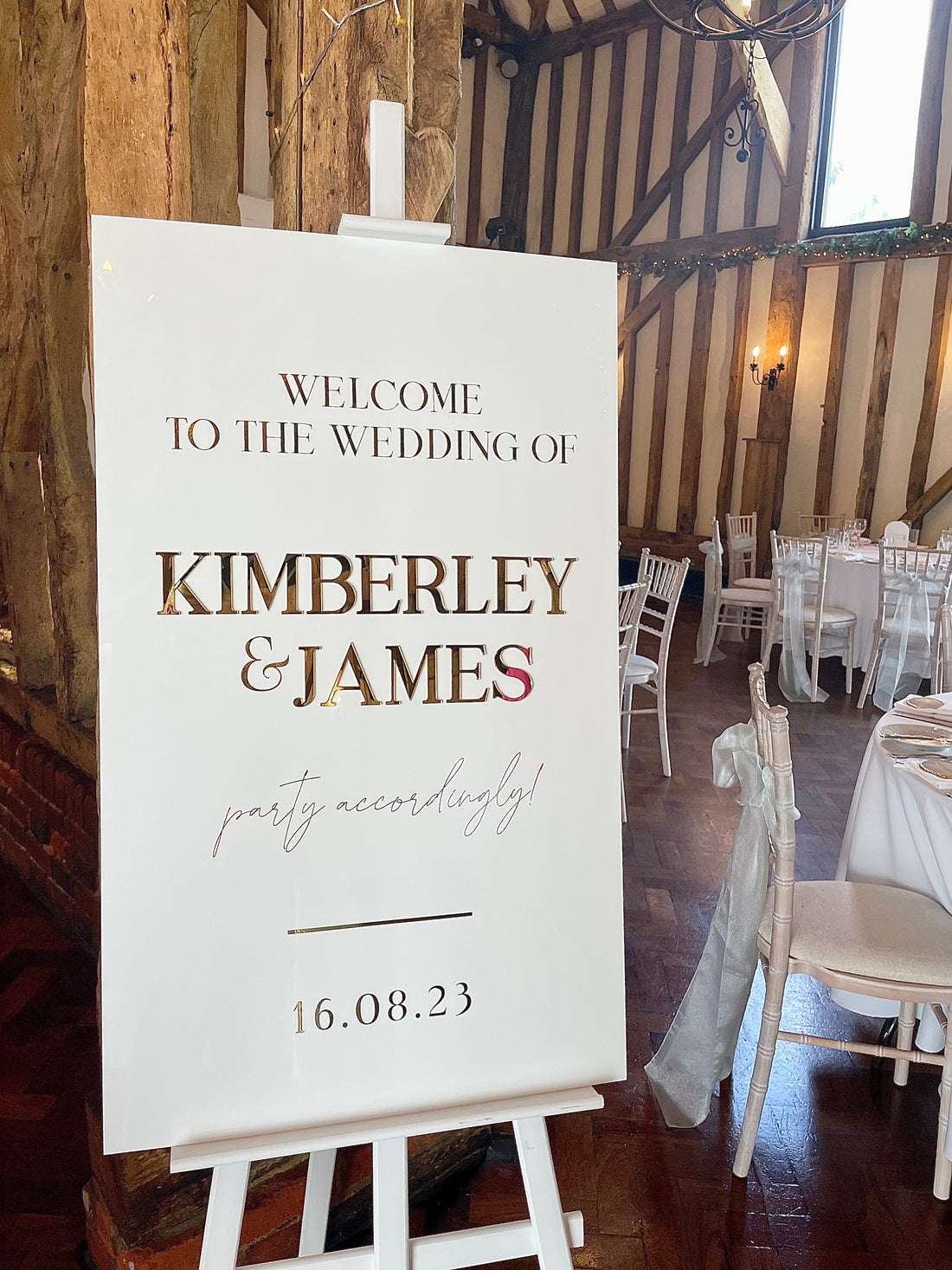 A1 Welcome Acrylic Signage