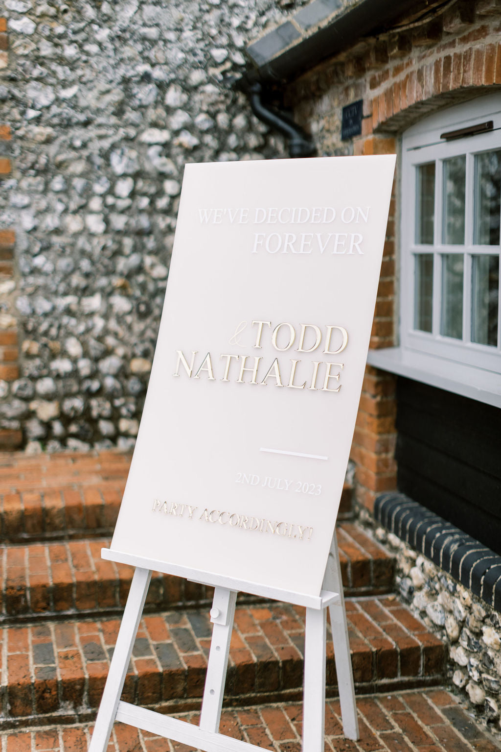 A2 Welcome Acrylic Signage