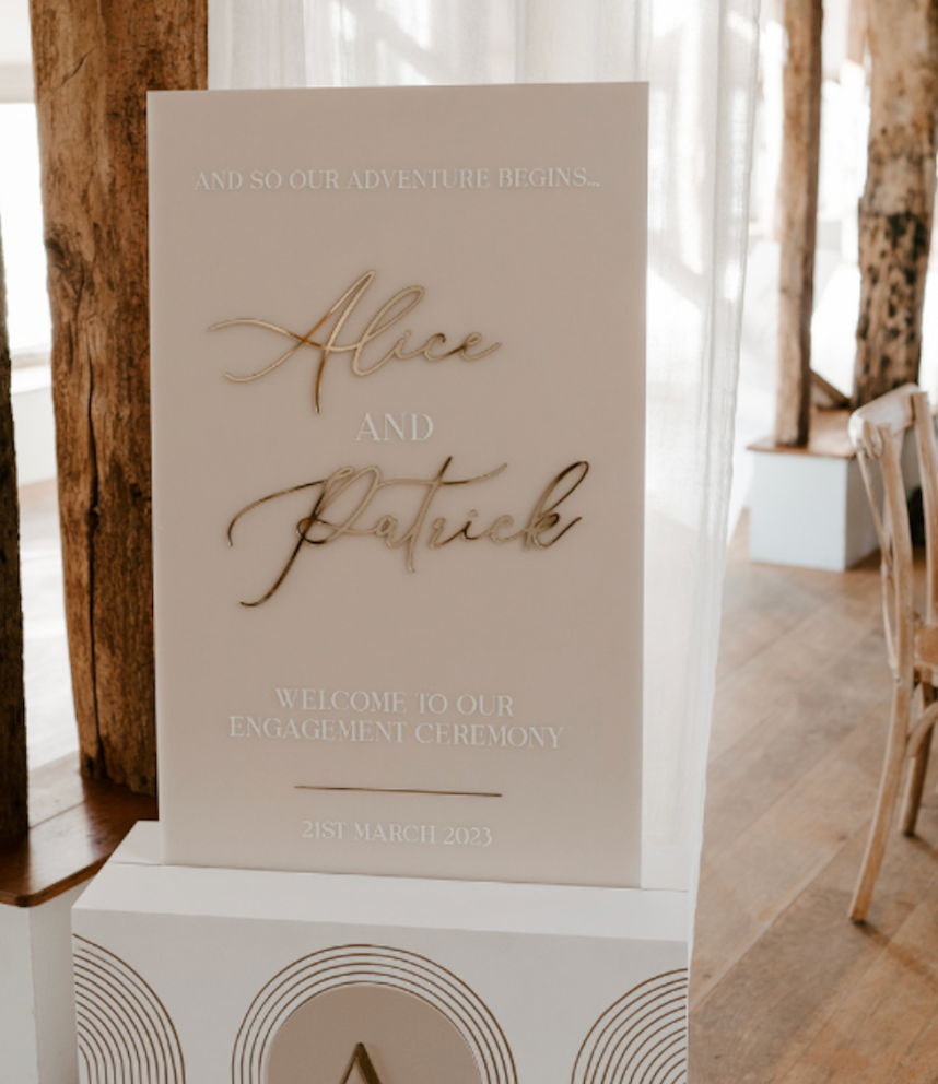 A1 Welcome Acrylic Signage