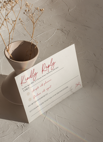 VENICE A6 RSVP Card