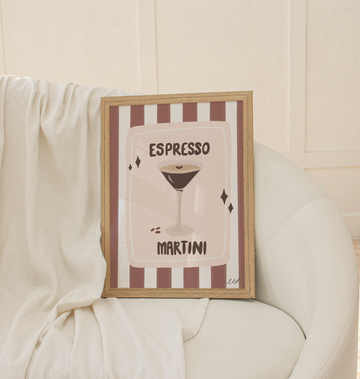 ESPRESSO MARTINI A4 Art Illustration Print