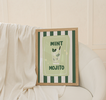 MINT MOJITO A4 Art Illustration Print