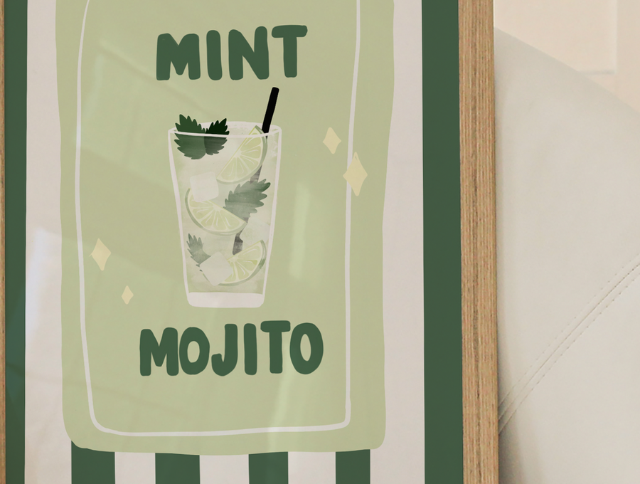 MINT MOJITO A4 Art Illustration Print