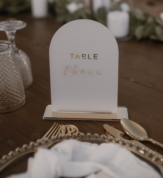 Table Disk Signage Wedding Table Signage | Luxury Wedding Signage | Lottie Louise Designs