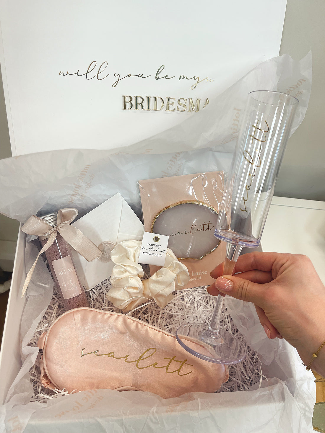 Personalised Bridesmaid Box
