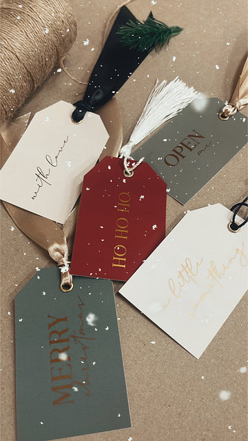 Luxury Foiled Gift Tags