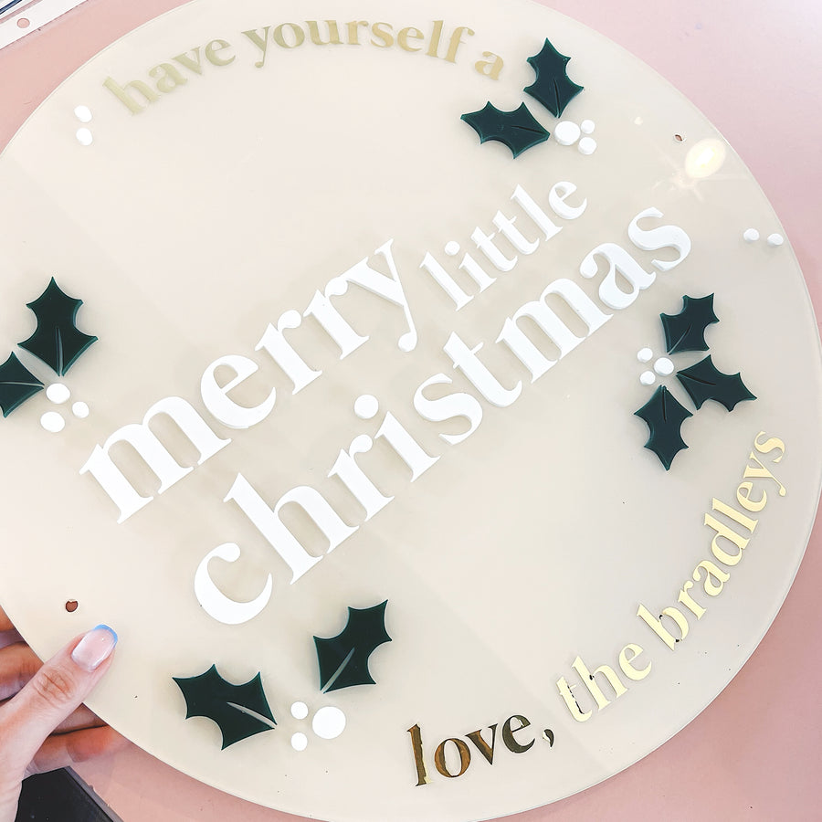 Merry Christmas At the… Signage