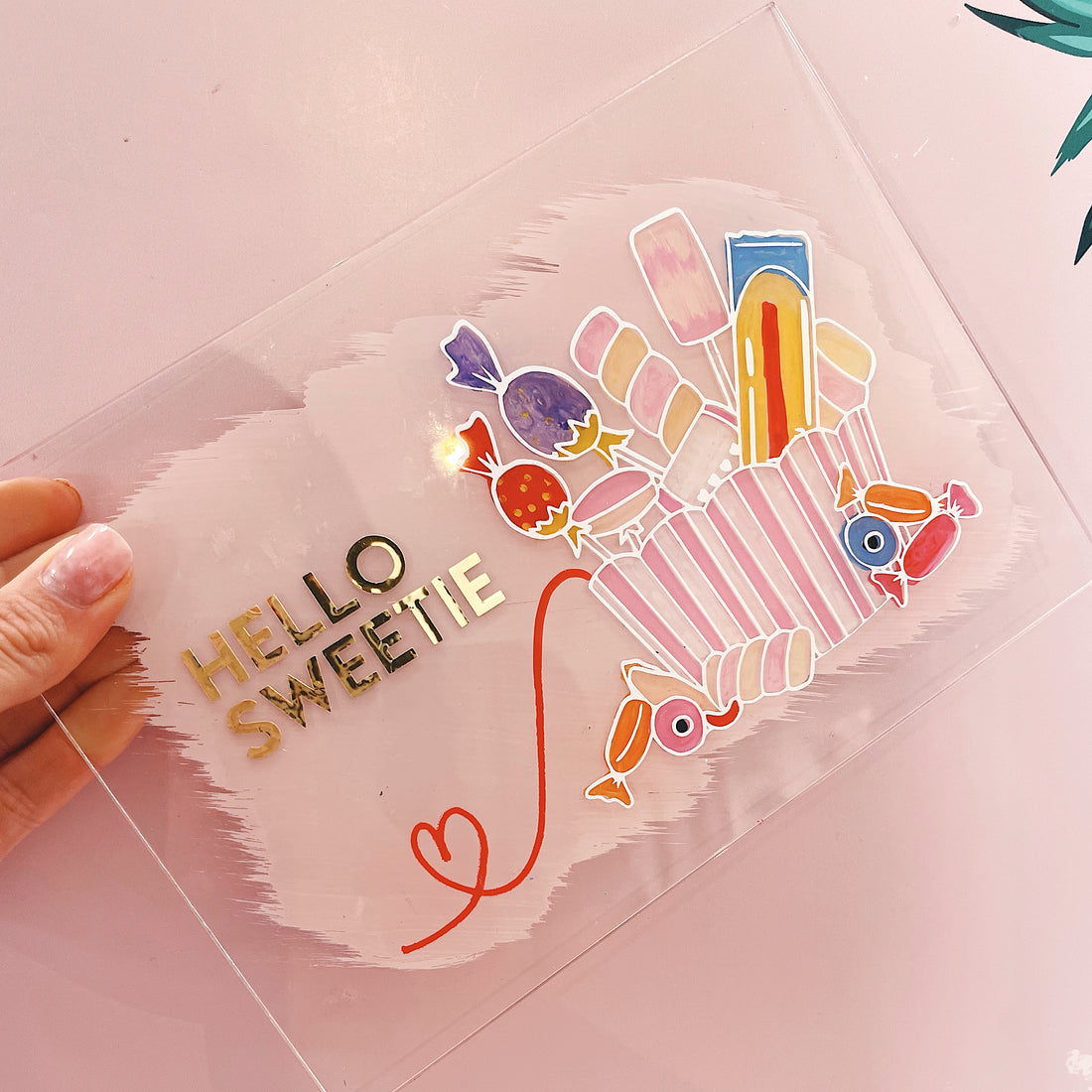 Sweets Acrylic Signage - Illustrated